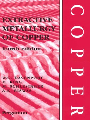 cover image of Extractive Metallurgy of Copper